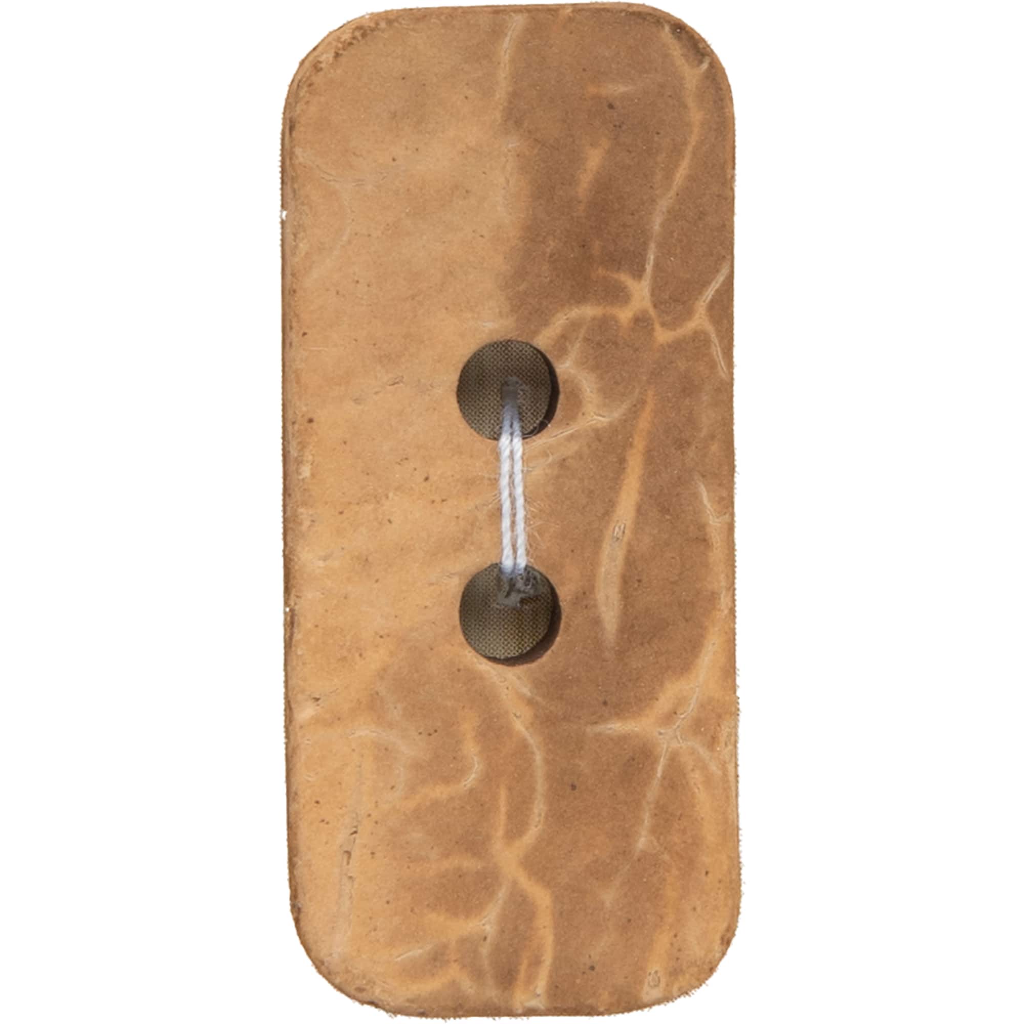 Organic Elements 1 1/2" Rectangular Coconut Button